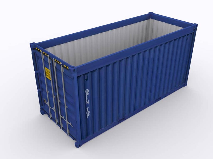 Apa saja skenario penerapan Open Top Container?