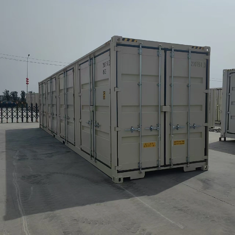 40HC wadah samping terbuka