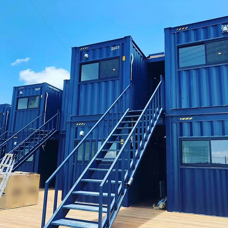 Rumah Kontainer Dua Lantai Prefab